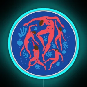 Matisse The Dance Art RGB Neon Sign