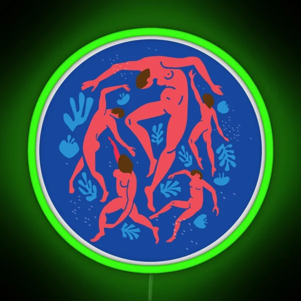 Matisse The Dance Art RGB Neon Sign