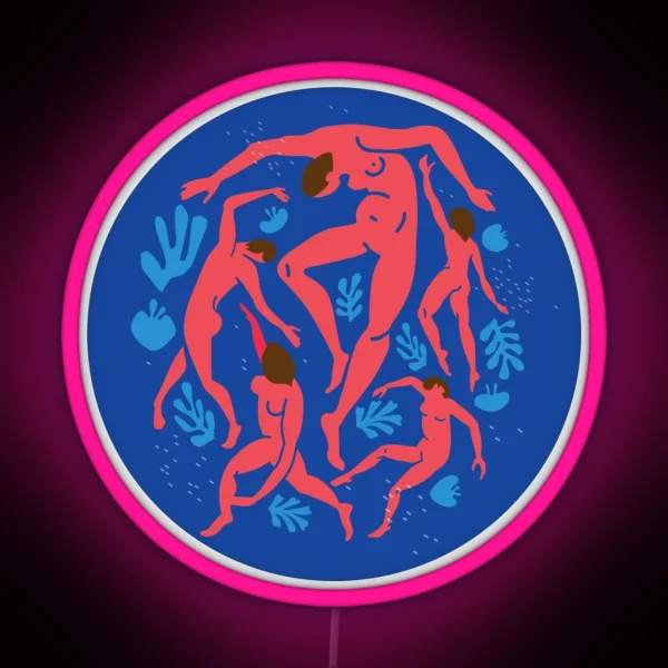 Matisse The Dance Art RGB Neon Sign