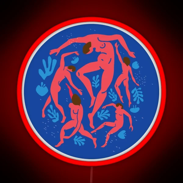 Matisse The Dance Art RGB Neon Sign