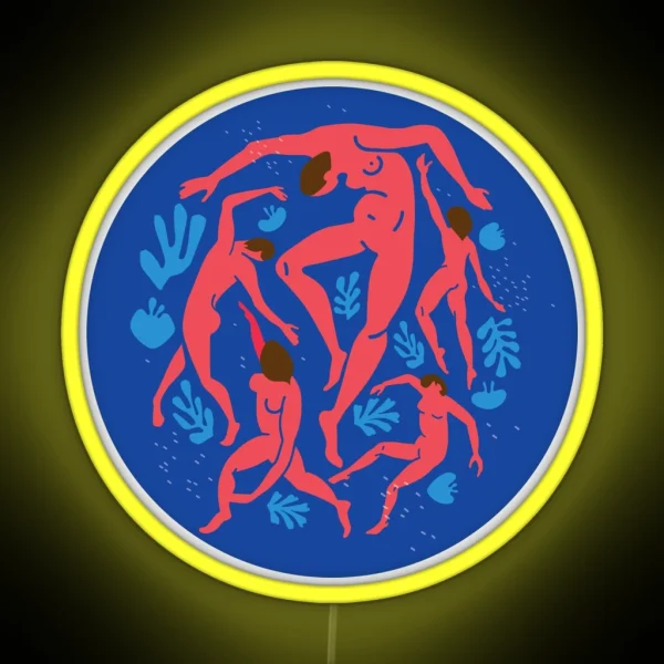 Matisse The Dance Art RGB Neon Sign