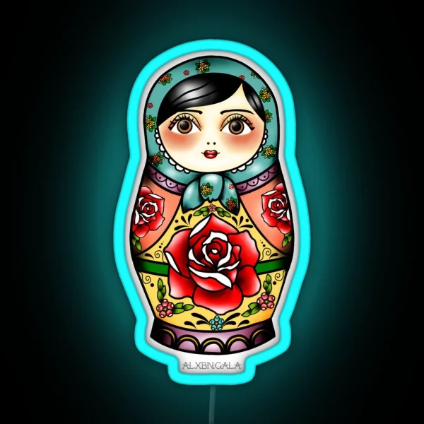 Matryoshka RGB Neon Sign