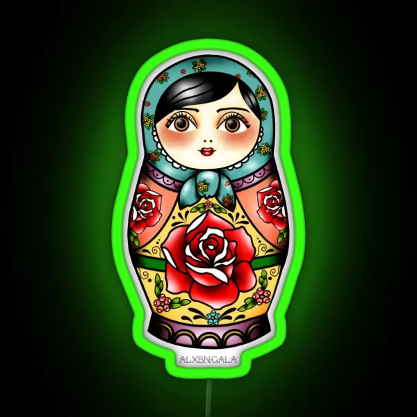 Matryoshka RGB Neon Sign