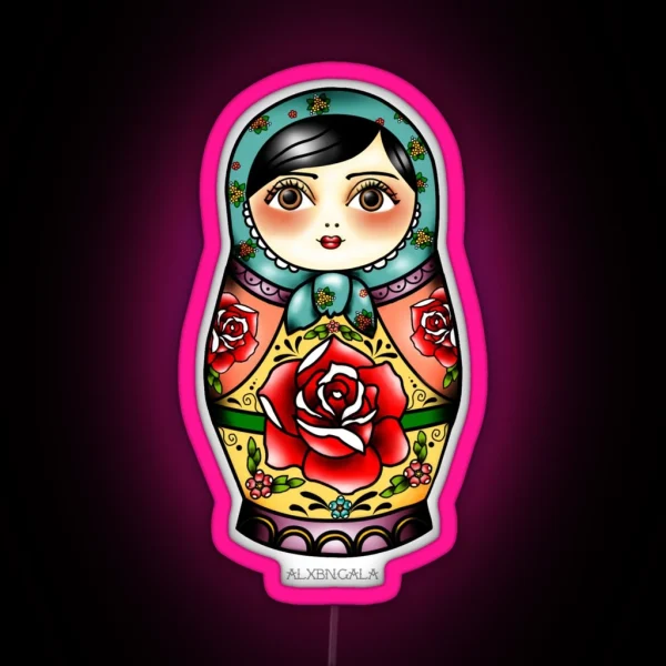 Matryoshka RGB Neon Sign