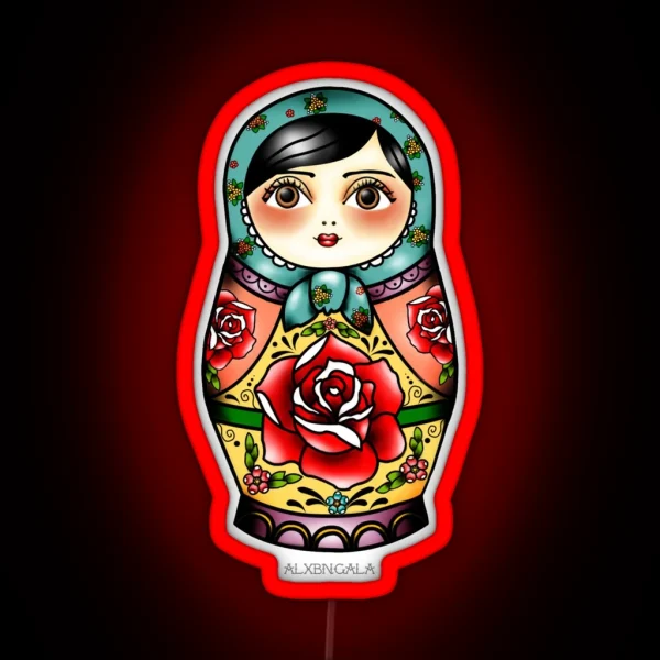 Matryoshka RGB Neon Sign
