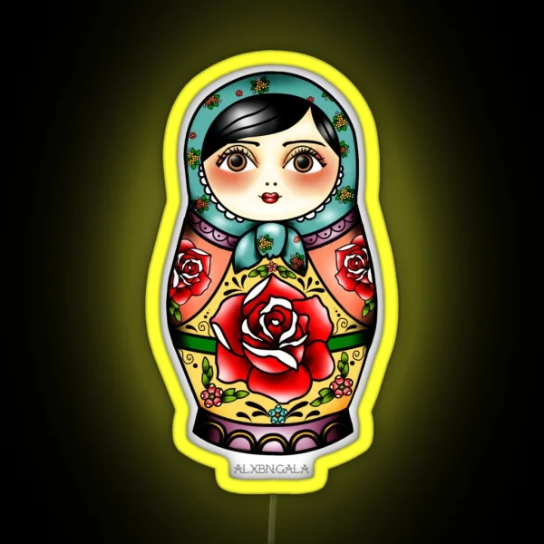 Matryoshka RGB Neon Sign