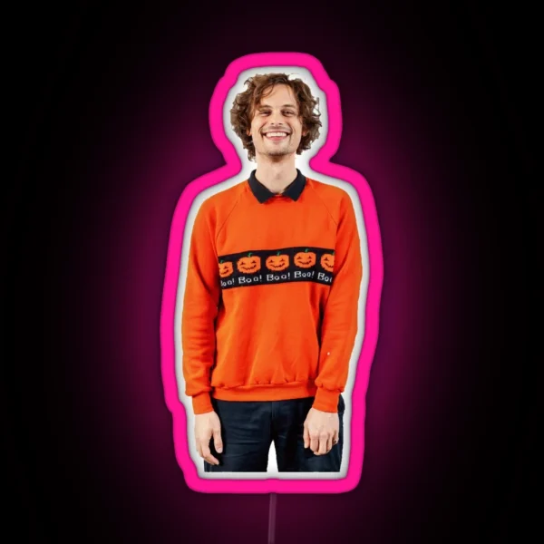 Matthew Gray Gubler Halloween RGB Neon Sign