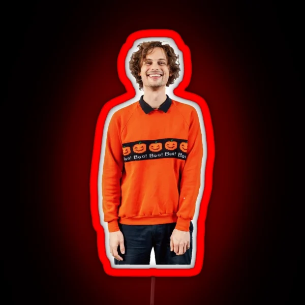 Matthew Gray Gubler Halloween RGB Neon Sign