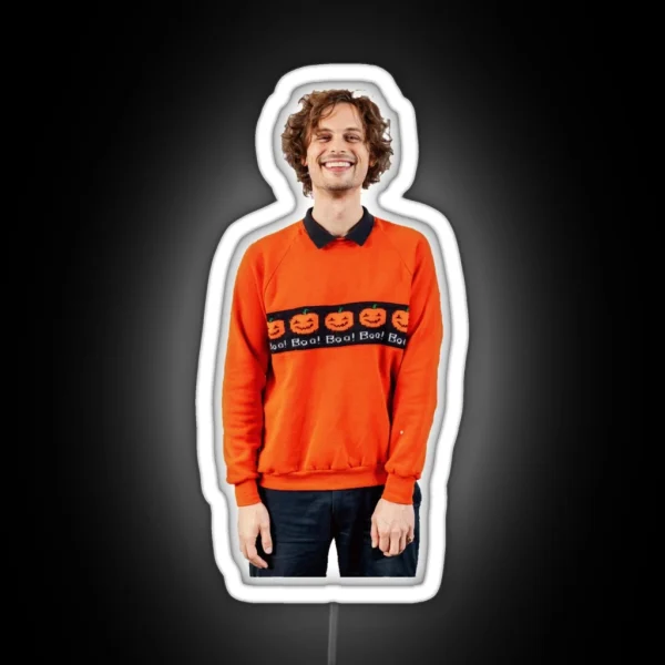 Matthew Gray Gubler Halloween RGB Neon Sign