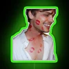 Neon RGB Matthew Gray Gubler Star Sign Home Decor Accent