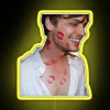RGB LED Art Canvas Sign with Neon Effect Matthew Gray Gubler