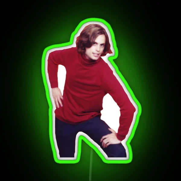 Matthew Gray Gubler Throwback RGB Neon Sign