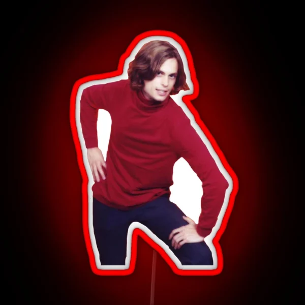 Matthew Gray Gubler Throwback RGB Neon Sign