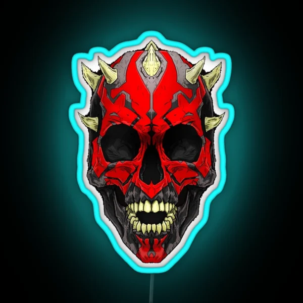 Maul Skull RGB Neon Sign