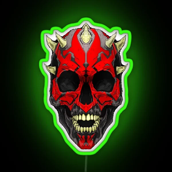 Maul Skull RGB Neon Sign