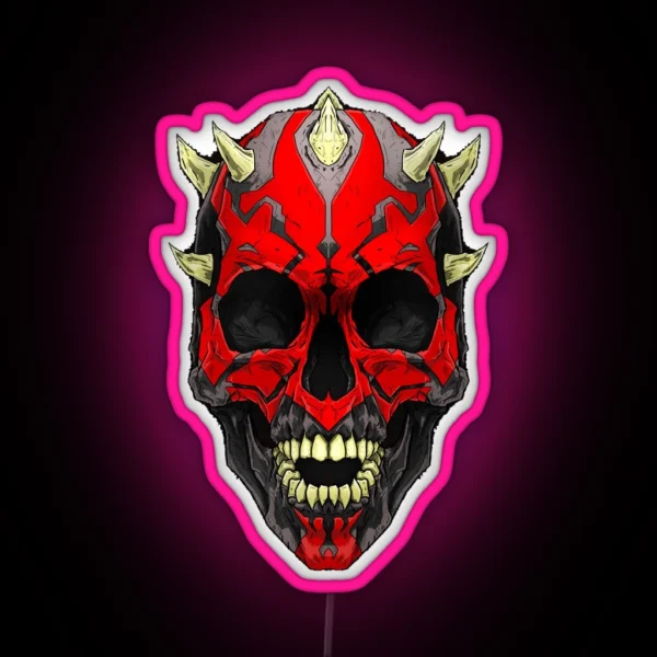 Maul Skull RGB Neon Sign