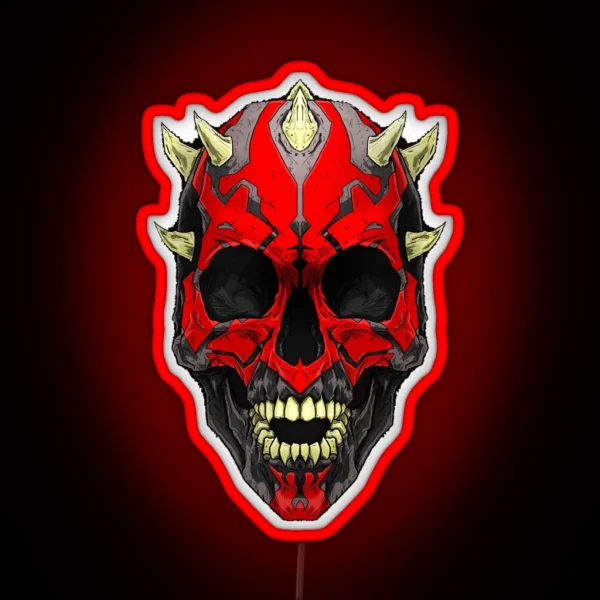 Maul Skull RGB Neon Sign