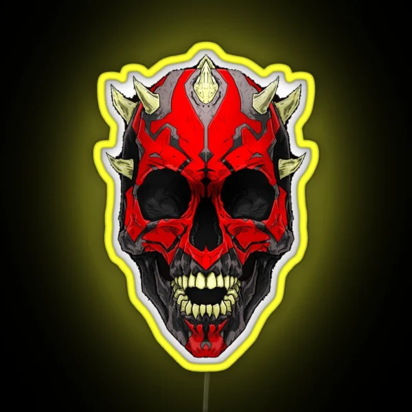Maul Skull RGB Neon Sign