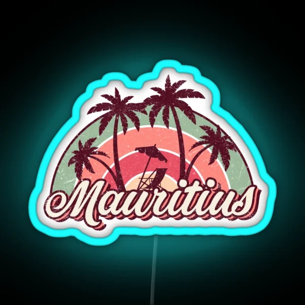 Mauritius Summer Trip RGB Neon Sign