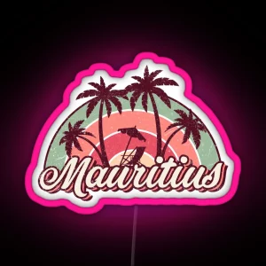 Mauritius Summer Trip RGB Neon Sign