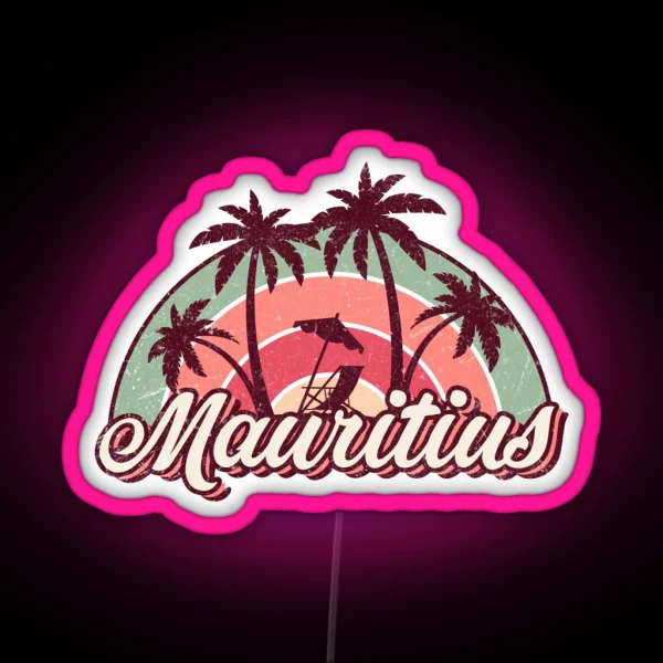 Mauritius Summer Trip RGB Neon Sign