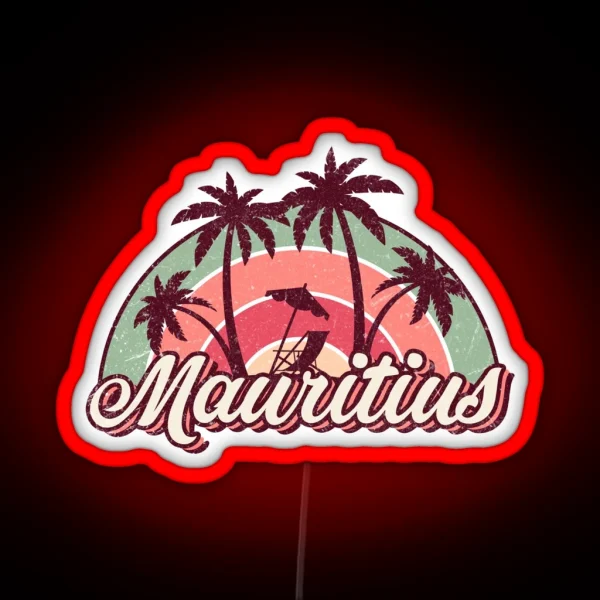 Mauritius Summer Trip RGB Neon Sign