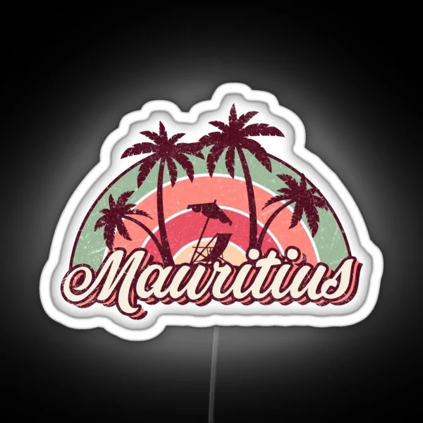 Mauritius Summer Trip RGB Neon Sign