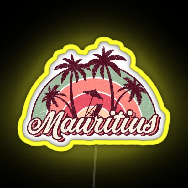 Mauritius Summer Trip RGB Neon Sign