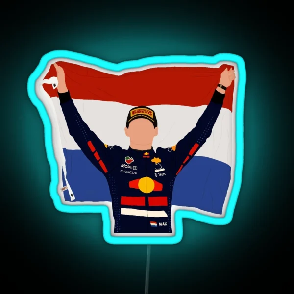 Max Verstappen RGB Neon Sign