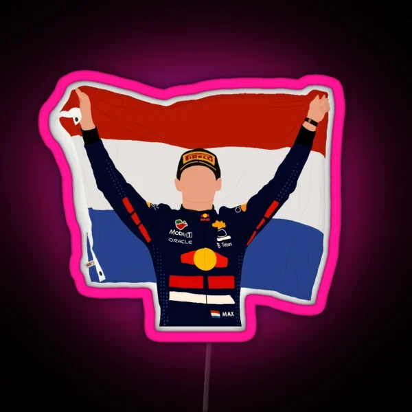 Max Verstappen RGB Neon Sign