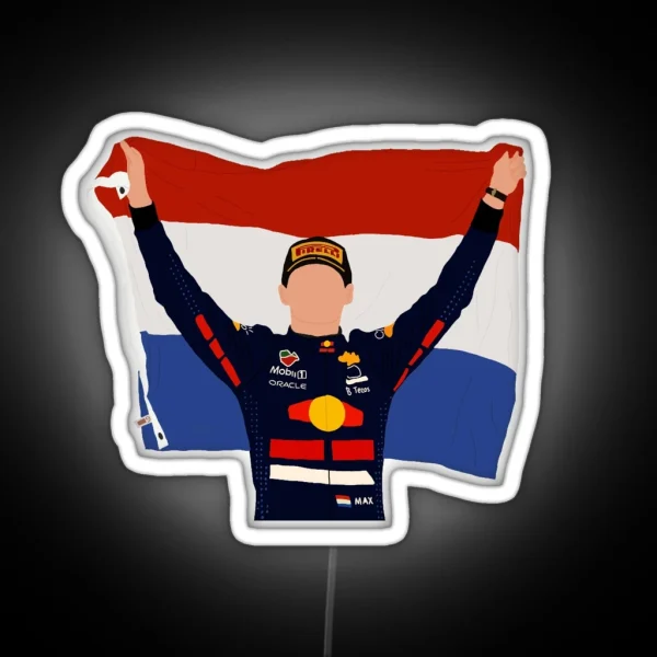 Max Verstappen RGB Neon Sign