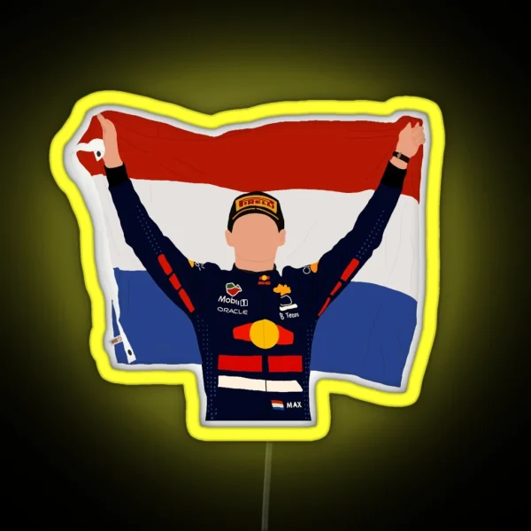 Max Verstappen RGB Neon Sign