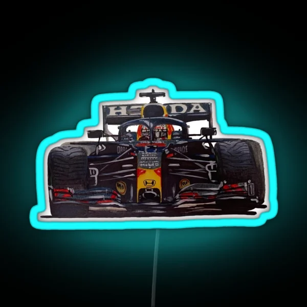 Max Verstappen RGB Neon Sign