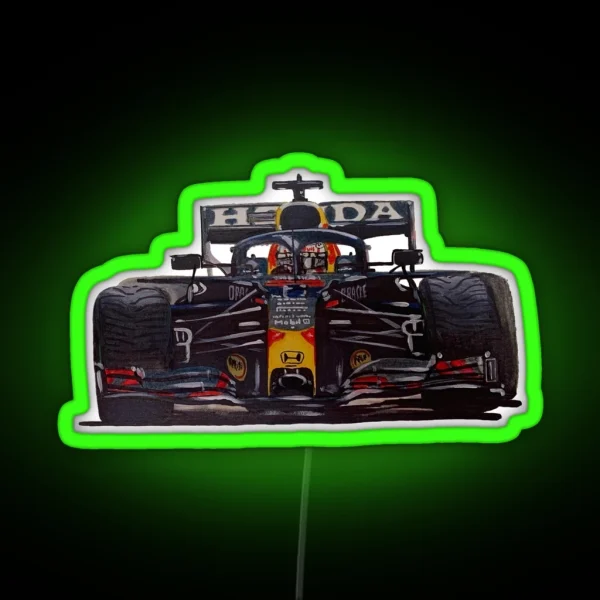 Max Verstappen RGB Neon Sign