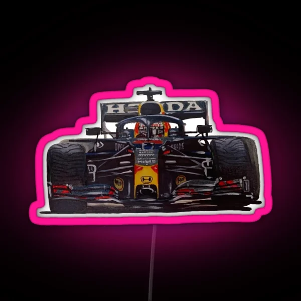 Max Verstappen RGB Neon Sign
