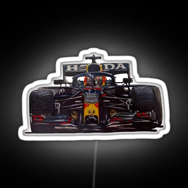 Max Verstappen RGB Neon Sign