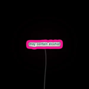 May Contain Alcohol RGB Neon Sign