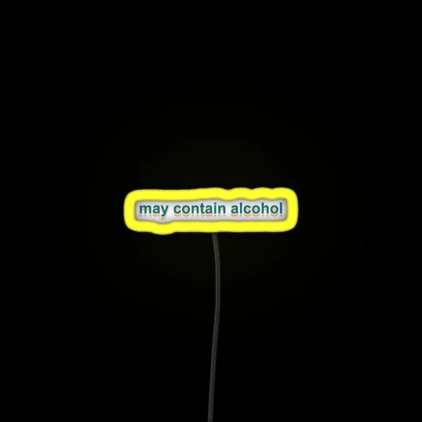 May Contain Alcohol RGB Neon Sign