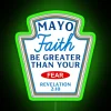 Encouraging Faith Based Home Decor Neon Sign with Humorous Message