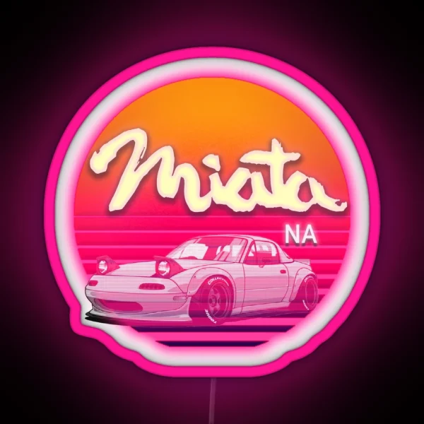 Mazda Miata MX 5 NA Emblem RGB Neon Sign