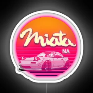 Mazda Miata MX 5 NA Emblem RGB Neon Sign