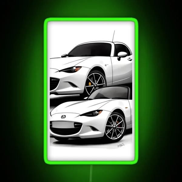 Mazda MX5 RGB Neon Sign