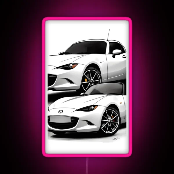 Mazda MX5 RGB Neon Sign