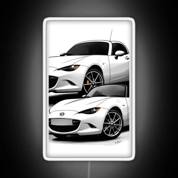 Mazda MX5 RGB Neon Sign