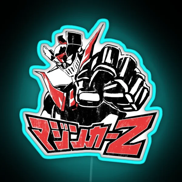 Mazinga Z Black And Red RGB Neon Sign