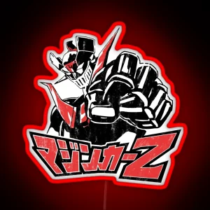 Mazinga Z Black And Red RGB Neon Sign