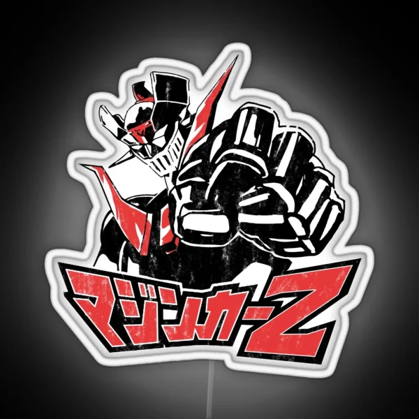 Mazinga Z Black And Red RGB Neon Sign