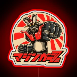 Mazinger Fist 2 RGB Neon Sign