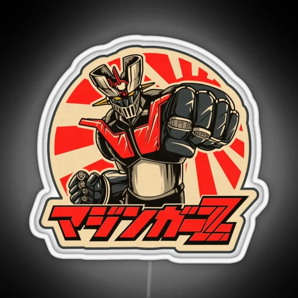 Mazinger Fist 2 RGB Neon Sign