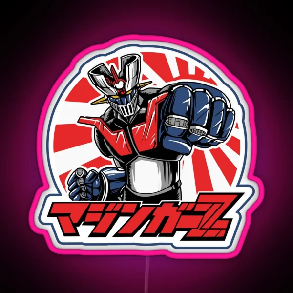 Mazinger Fist RGB Neon Sign